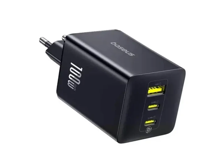 Мережевий зарядний пристрій BASEUS EnerFill FE11 100W Black (P10182102123-00) - Фото 1 Мережевий зарядний пристрій BASEUS EnerFill FE11 100W Black (P10182102123-00) - изображение 1