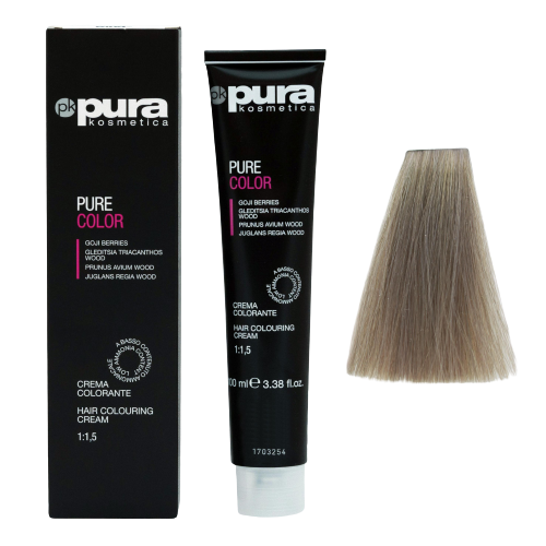 Крем-фарба для волосся Pura Kosmetica 9/1 very light ash blond 100 мл (8021694062183) - зображення 3