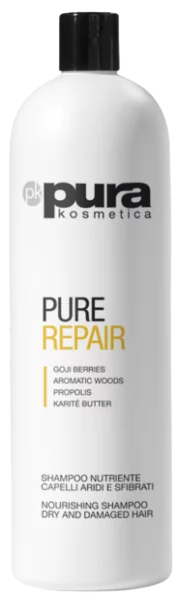 Шампунь Pura Kosmetica Repair відновлюючий 1000 мл (8021694061063) - Фото 2 Шампунь Pura Kosmetica Repair відновлюючий 1000 мл (8021694061063) - зображення 2