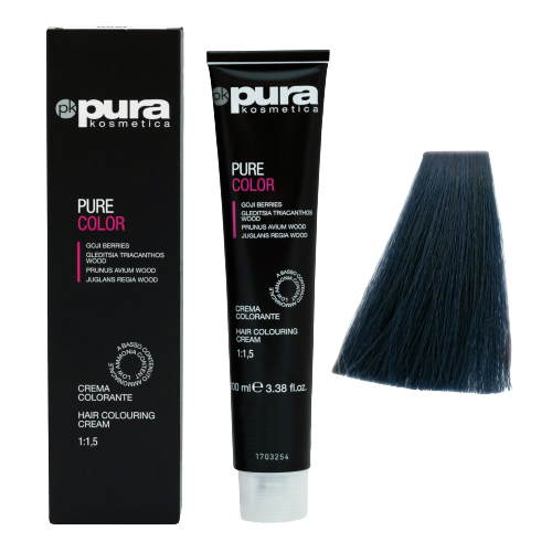 Крем-фарба для волосся Pura Kosmetica 1/1 blue black 100 мл (8021694061469) - зображення 3