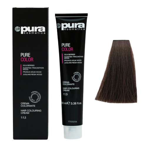 Крем-фарба для волосся Pura Kosmetica 5/0 light brown 100 мл (8021694061599) - зображення 3