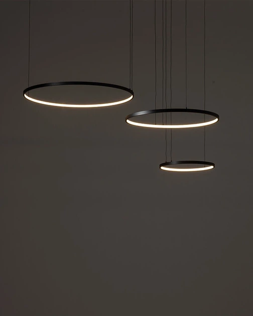 Люстра Nowodvorski Circolo Power 11648 LED 3x85W 3000K 3750Lm IP20 черная - изображение 3