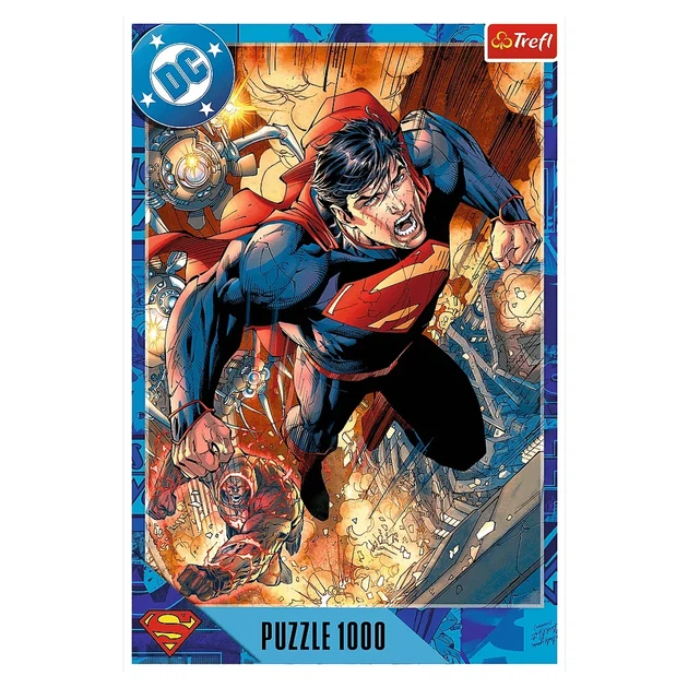 Пазли Trefl Superman Супермен в дії 1000 ел (09368) - зображення 3