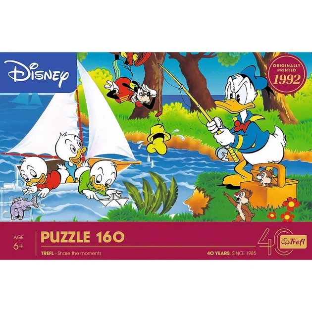 Пазли Trefl Мистецтво з паперу Disney Пригода на березі озера 160 елементів (40053) - Фото 3 Пазли Trefl Мистецтво з паперу Disney Пригода на березі озера 160 елементів (40053) - зображення 3