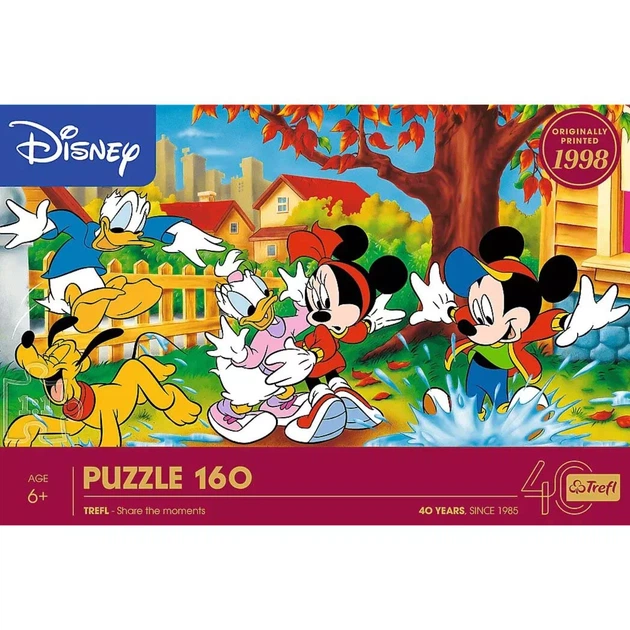 Пазли Trefl Мистецтво з паперу Disney Гра в калюжі 160 елементів (40055) - зображення 3