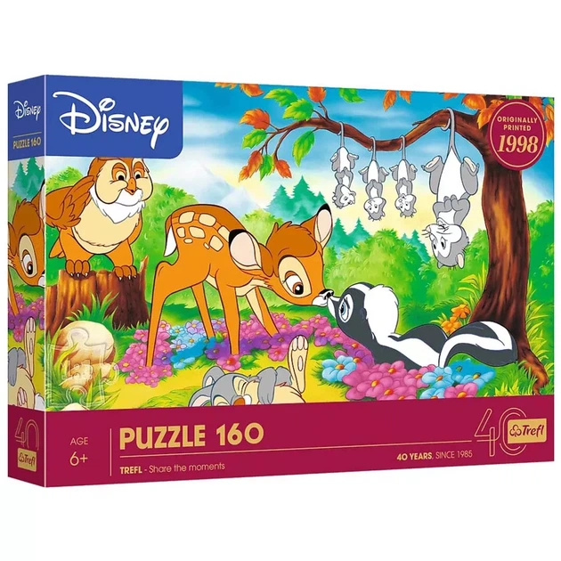 Пазлы Trefl Искусство из бумаги Disney Бемби и лесные друзья 160 элементов (40054) - Фото 1 Пазлы Trefl Искусство из бумаги Disney Бемби и лесные друзья 160 элементов (40054) - изображение 1