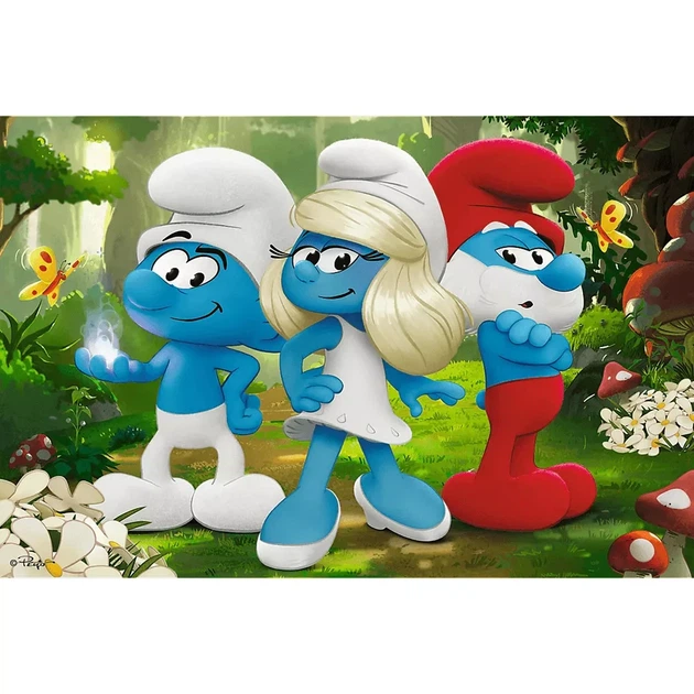 Пазлы Trefl The Smurfs Зачарованный лес 60 эл (17401) - Фото 3 Пазлы Trefl The Smurfs Зачарованный лес 60 эл (17401) - изображение 3
