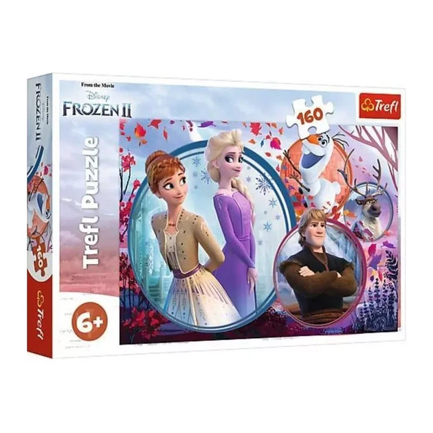 Пазли Trefl Frozen 2 Пригоди сестер 160 деталей (15374) - Фото 1 Пазли Trefl Frozen 2 Пригоди сестер 160 деталей (15374) - зображення 1
