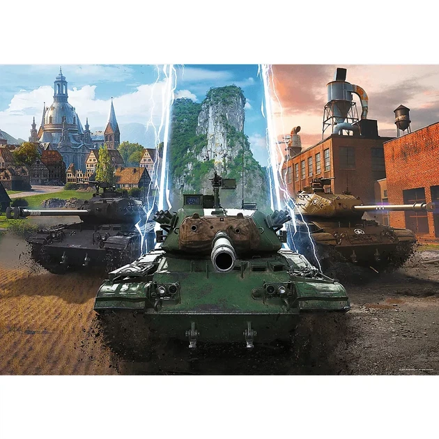 Пазлы Trefl World of Tanks Время действовать 500 эл (37535) - изображение 3