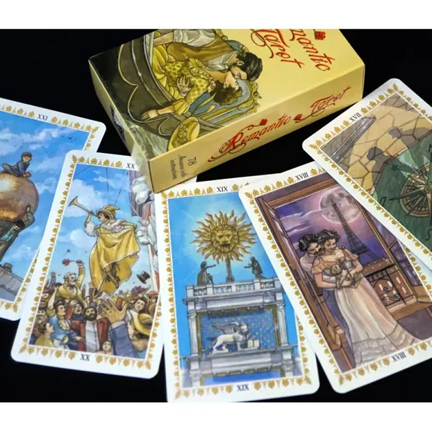 Карты Таро Романтическое (Romantic Tarot) таро для гадания,карты таро для Новачков и профессионалов - изображение 4