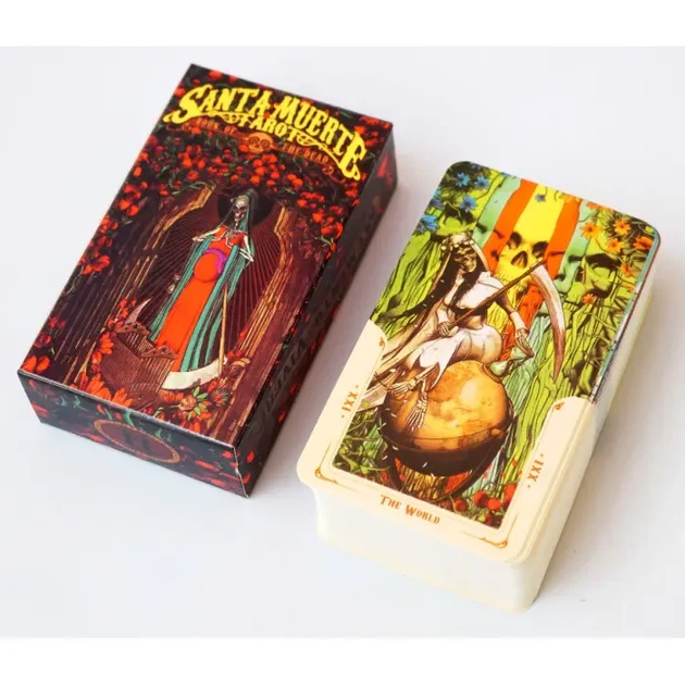 Карты Таро Святой Смерти (Santa Muerte Tarot) , таро для гадания,карты таро для Новачков и профессионалов - изображение 2