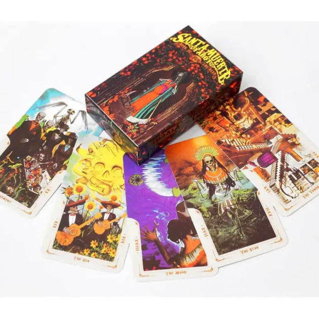 Карты Таро Святой Смерти (Santa Muerte Tarot) , таро для гадания,карты таро для Новачков и профессионалов - изображение 3