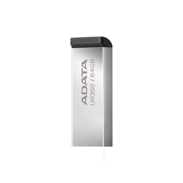 Флеш-накопичувач USB 3.2 ADATA UR350 64GB сріблясто-чорний - зображення 4