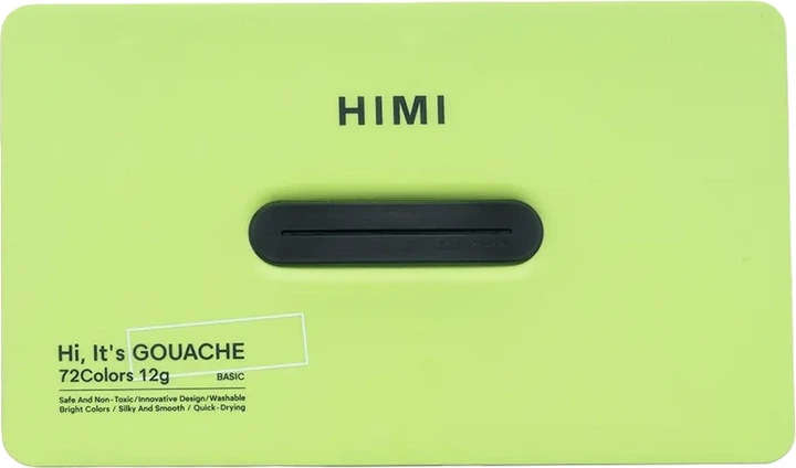 Набір гуашевих фарб Himi Twin Cup 72 х 12 мл Зелений (6937327503447) - Фото 1 Набір гуашевих фарб Himi Twin Cup 72 х 12 мл Зелений (6937327503447) - зображення 1
