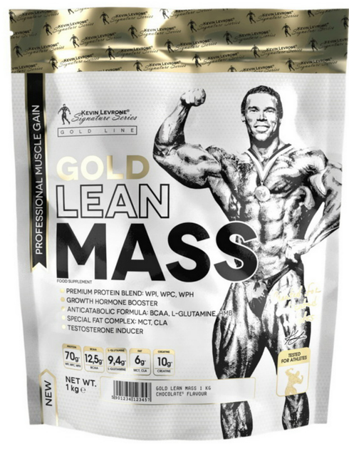 Гейнер Kevin Levrone Gold Lean Mass 1 кг шоколад - Фото 1 Гейнер Kevin Levrone Gold Lean Mass 1 кг шоколад - зображення 1
