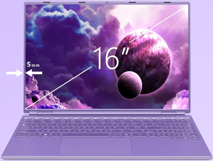 Ноутбук 16" AOCWEI A6 Intel Celeron N5095A RAM 12GB SSD 512GB Windows 11 (UKR) - зображення 2