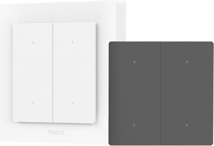 Розумний вимикач Aqara Light Switch H2 EU 4 кнопки 2 канали офлайн WS-K08D (6975833355433) - зображення 2