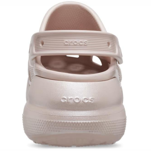 Сабо на высокой платформе Crocs Classic Crush Clog 42-43 р 27-27.5 см Нежно-розовые 207521-M9/W11 Shimmer Pink - изображение 4