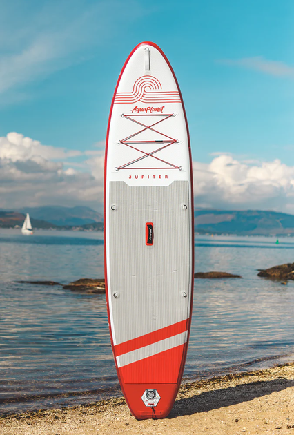 Надувная SUP-доска (сапНадувная SUP-доска Jupiter Aquaplanet 11'6" (350x86x15 см) двухслойная с возможностью установки сиденья + полный комплектборд) - изображение 9