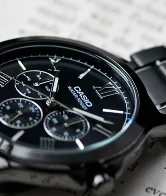 Чоловічі наручні годинники Casio MTP-V300B-1A - Фото 3 Чоловічі наручні годинники Casio MTP-V300B-1A - изображение 3