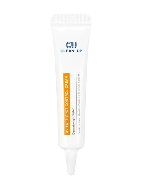Точечный Крем От Воспалений CU Skin Clean-Up AV Free Spot Control Cream 10 мл - Фото 1 Точечный Крем От Воспалений CU Skin Clean-Up AV Free Spot Control Cream 10 мл - изображение 1