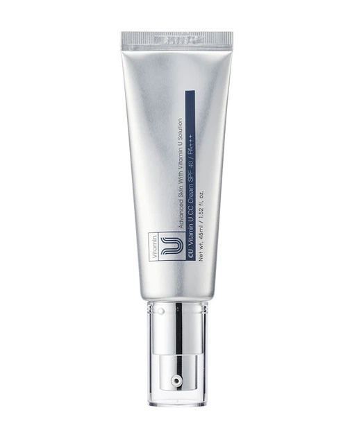 Коригуючий СС-крем з вітаміном U CU Skin CU: Vitamin U CC Cream SPF 40 РА+++ 45 мл - Фото 1 Коригуючий СС-крем з вітаміном U CU Skin CU: Vitamin U CC Cream SPF 40 РА+++ 45 мл - зображення 1
