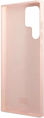 Панель Karl Lagerfeld Silicone Choupette Metal Pin KLHCS23LSMHCNPP для Samsung S23 Ultra S918 Pink (3666339242251) - зображення 2
