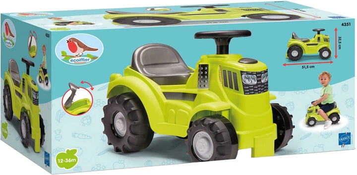 Jeździk Ecoiffier Traktor Zielony 4351 (3280250043515) - obraz 5