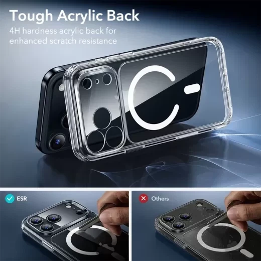 Чехол ESR Classic Hybrid Magnetic Case (Camera Control) Clear для iPhone 17 Pro (1A86300101) - изображение 4