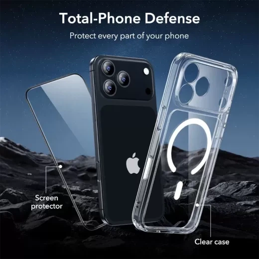Чехол ESR Classic Hybrid Magnetic Case (Camera Control) Clear для iPhone 17 Pro (1A86300101) - изображение 6