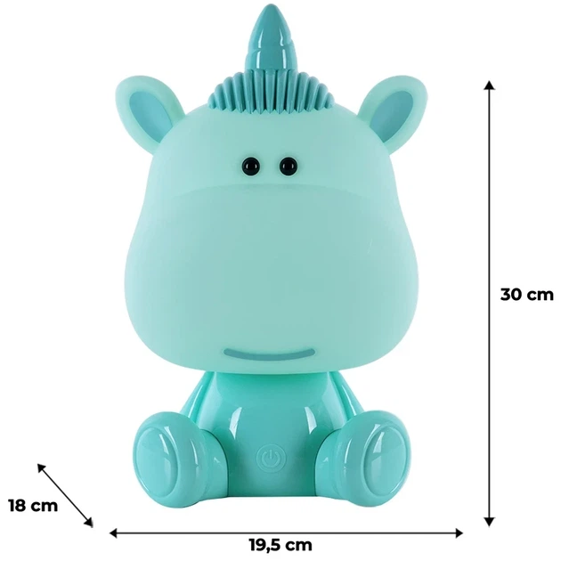 Світильник-нічник LED з акумулятором Unicorn Kite K24-491-1-4, зелений - Фото 1 Світильник-нічник LED з акумулятором Unicorn Kite K24-491-1-4, зелений - изображение 1