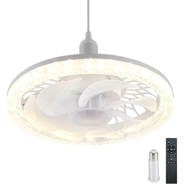 LED лампа с вентилятором AY1035 E27 2в1 • Потолочная светодиодная лампа-вентилятор для дома и дачи - изображение 6