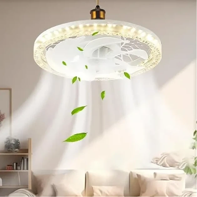 LED лампа с вентилятором AY1035 E27 2в1 • Потолочная светодиодная лампа-вентилятор для дома и дачи - изображение 5