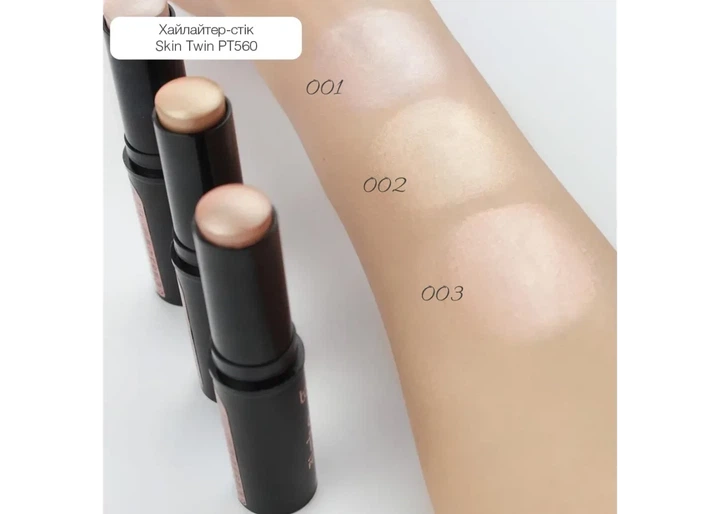 TopFace - Хайлайтер стік "Skin Twin - Perfect Stick Highlighter" [01 - Diamond] - изображение 3