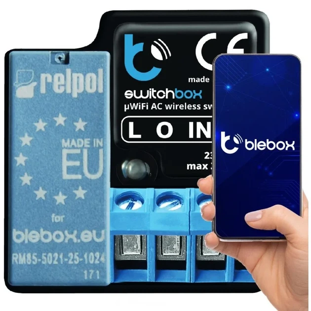 Модуль реле Blebox switchbox v3 (5900168580022) - зображення 3