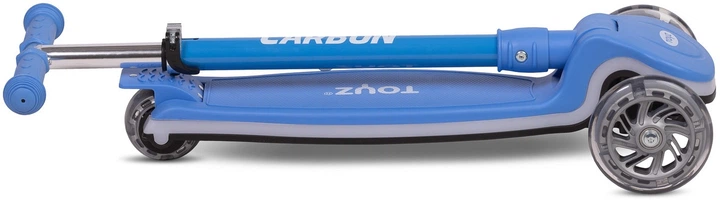 Дитячий самокат Toyz Carbon триколісний Блакитний TOYZ-04061 (5903076321688) - зображення 8