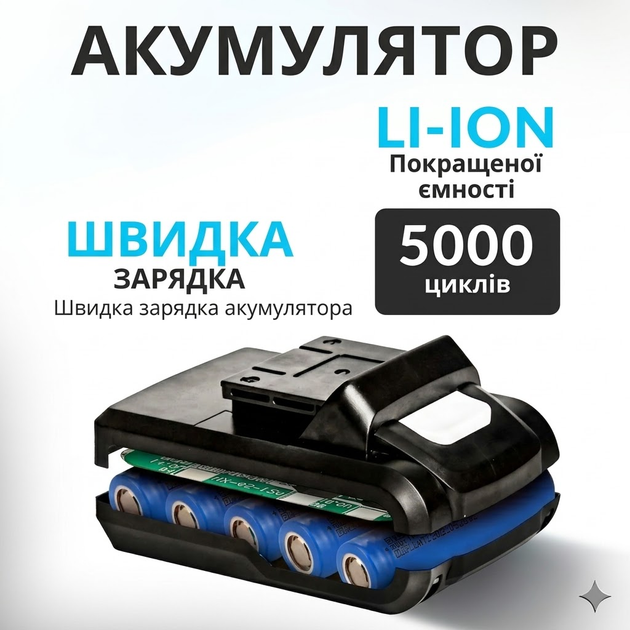 Мощный аккумуляторный шуруповерт 24V 5Ah с 2 аккумуляторами модель 331 DWE с набором инструментов в кейсе - Фото 6 Мощный аккумуляторный шуруповерт 24V 5Ah с 2 аккумуляторами модель 331 DWE с набором инструментов в кейсе - изображение 6