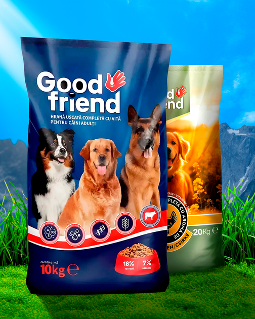 Корм для собак сухий зі смаком яловичини та курки 40кг Good Friend Chicken Beef - зображення 2