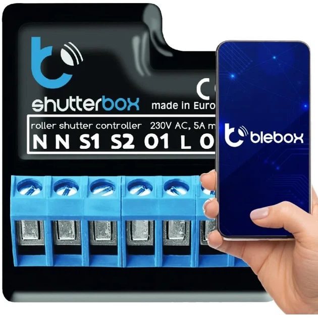 Модуль керування ролетами Blebox shutterbox (5900168580015) - зображення 2