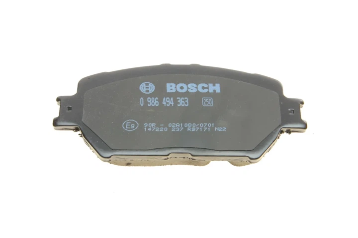 Гальмівні колодки BOSCH 0986494363 Lexus ES; Toyota Camry 04465YZZF5, 04465YZZ63, 0446533340 - Фото 4 Гальмівні колодки BOSCH 0986494363 Lexus ES; Toyota Camry 04465YZZF5, 04465YZZ63, 0446533340 - зображення 4