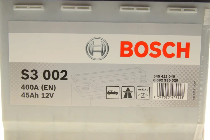 Акумулятор BOSCH 0092S30020 Seat Cordoba, Ibiza, Toledo; Audi A4; Volkswagen Transporter, Golf, Passat; Peugeot 306, 406, 207, 206; Skoda Fabia; Hyundai Accent; Citroen C4; Renault Twingo 7700758343, 8D0915105F, 8E0915105 - изображение 6
