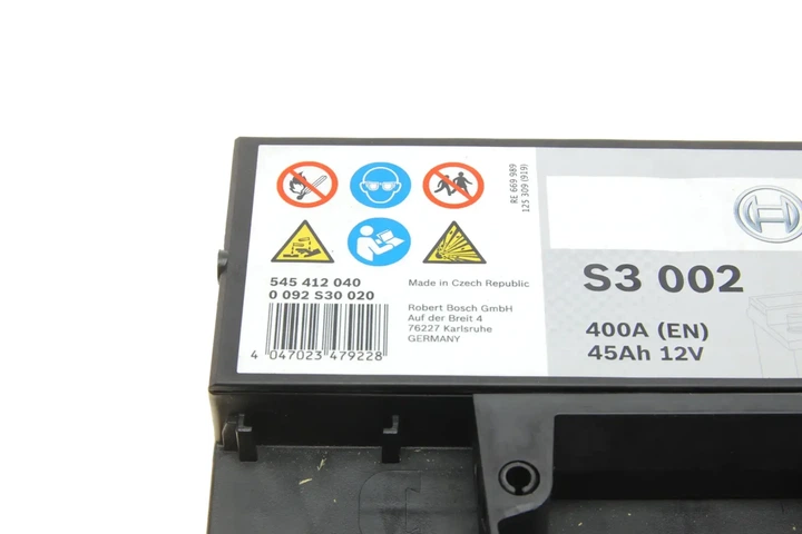 Акумулятор BOSCH 0092S30020 Seat Cordoba, Ibiza, Toledo; Audi A4; Volkswagen Transporter, Golf, Passat; Peugeot 306, 406, 207, 206; Skoda Fabia; Hyundai Accent; Citroen C4; Renault Twingo 7700758343, 8D0915105F, 8E0915105 - изображение 7