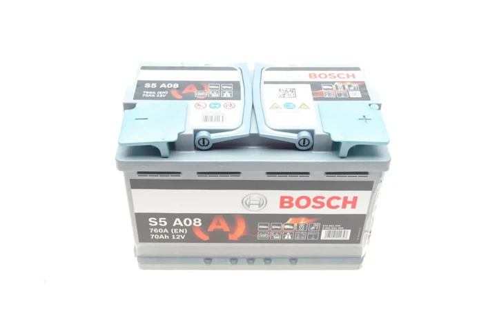 Акумулятор BOSCH 0092S5A080 Audi A4, 100; Volkswagen Passat, Touareg, Transporter, Golf; BMW 1 Series; Peugeot 406; Opel Astra; Volvo S80; Porsche 911; Chevrolet Cruze; Fiat Doblo; Hyundai I40; Mercedes Vito 13598117AFF, 1201048, 1201090 - изображение 2