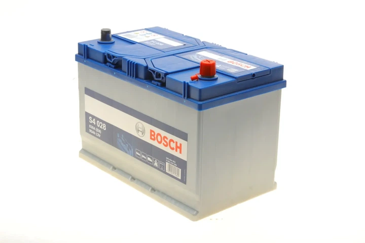 Акумулятор BOSCH 0092S40280 Mitsubishi L200, Outlander; Lexus RX, ES; Toyota Land Cruiser, Rav-4, Corolla; Hyundai Santa Fe, Tucson, H-1, H100; Citroen C3; Nissan Navara, Primera; Mazda 626 28800YZZAJ, 28800YZZAY, 28800YZZDA - изображение 2
