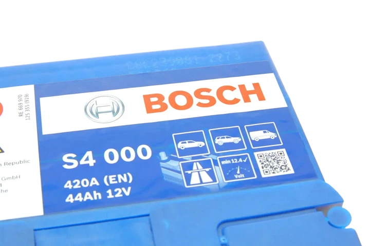 Акумулятор BOSCH 0092S40001 BMW i3; Fiat Panda, Punto, Doblo, 500, Grande Punto; Dacia Logan; Citroen C1, C2, C4; Peugeot 108, 107, 307; Seat Ibiza 000915105AB, 61217567385, 61217593089 - изображение 5