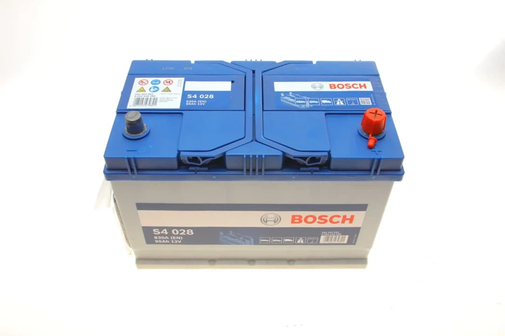 Акумулятор BOSCH 0092S40280 Mitsubishi L200, Outlander; Lexus RX, ES; Toyota Land Cruiser, Rav-4, Corolla; Hyundai Santa Fe, Tucson, H-1, H100; Citroen C3; Nissan Navara, Primera; Mazda 626 28800YZZAJ, 28800YZZAY, 28800YZZDA - изображение 8