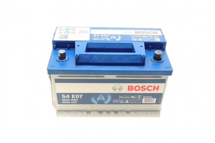Акумулятор BOSCH 0 092 S4E 070 Volkswagen Golf; Opel Zafira, Insignia, Combo; Dodge Nitro; Ford Fiesta, Mondeo, C-Max, Focus, Ecosport, B-Max, Connect, Transit, Kuga; KIA Picanto 71751136, 7711130069, 7711130089 - изображение 4