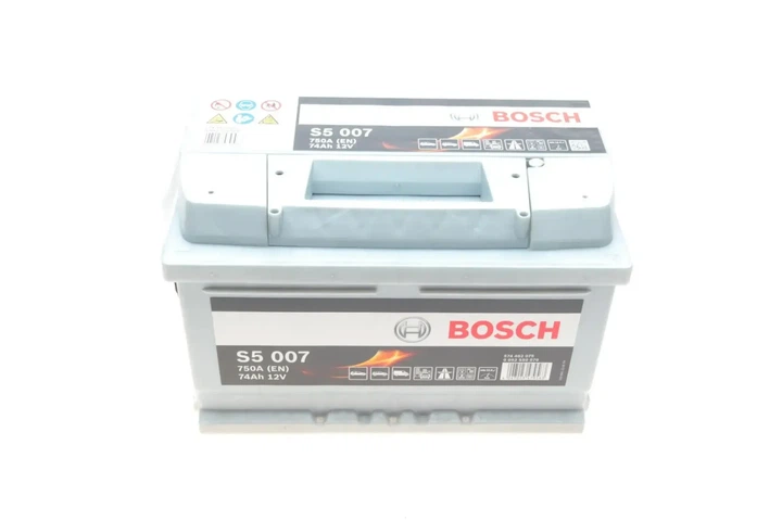 Акумулятор BOSCH 0092S50070 Ford Transit, Explorer, S-Max, Mondeo, Galaxy; Audi A6, TT, Q3, A3, 100; Opel Insignia, Combo, Vectra; Jeep Grand Cherokee; Chevrolet Tahoe PM32555PB, KE24165D00NY, 99961105520 - изображение 6