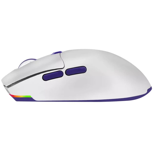 Бездротова ігрова миша Proove Gaming Rate Special Edition white/purple - зображення 5