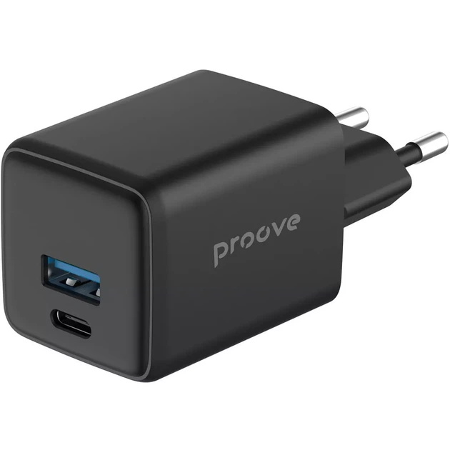 МЗП Proove Pocket GaN Plus 25W (Type-C + USB) black - зображення 4